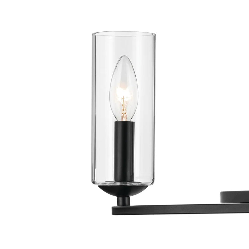 Kichler 52771 Harpin 6-lt 38" Chandelier - Black