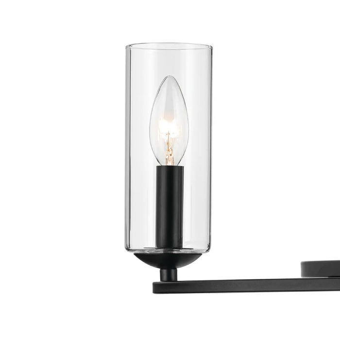 Kichler 52771 Harpin 6-lt 38" Chandelier - Black