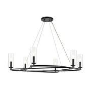 Kichler 52771 Harpin 6-lt 38" Chandelier - Black