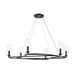Kichler 52771 Harpin 6-lt 38" Chandelier - Black