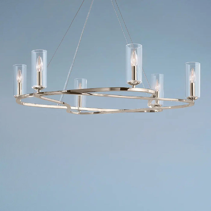 Kichler 52771 Harpin 6-lt 38" Chandelier