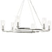 Kichler 52771 Harpin 6-lt 38" Chandelier - Polished Nickel