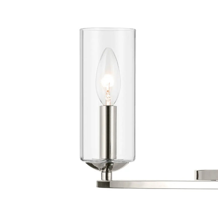 Kichler 52771 Harpin 6-lt 38" Chandelier - Polished Nickel