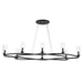 Kichler 52772 Harpin 8-lt 53" Chandelier - Black