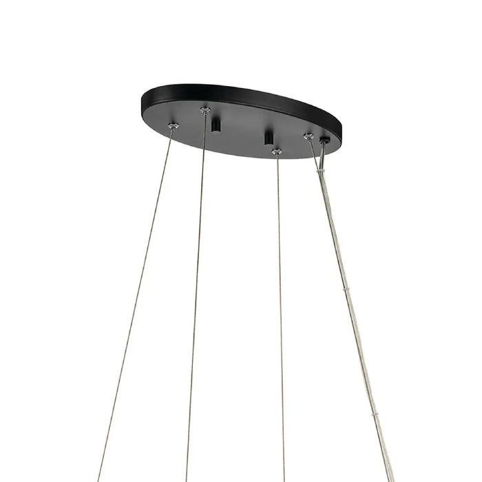 Kichler 52772 Harpin 8-lt 53" Chandelier - Black