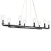 Kichler 52772 Harpin 8-lt 53" Chandelier - Black