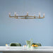 Kichler 52772 Harpin 8-lt 53" Chandelier - Champagne Bronze
