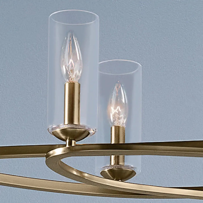 Kichler 52772 Harpin 8-lt 53" Chandelier - Champagne Bronze