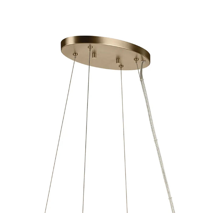 Kichler 52772 Harpin 8-lt 53" Chandelier - Champagne Bronze
