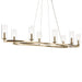 Kichler 52772 Harpin 8-lt 53" Chandelier - Champagne Bronze