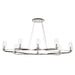 Kichler 52772 Harpin 8-lt 53" Chandelier - Polished Nickel