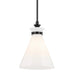 Kichler 52774 Laria 1-lt 11" Pendant - Black White Glass