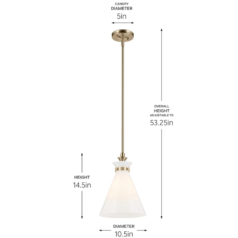 Kichler 52774 Laria 1-lt 11" Pendant