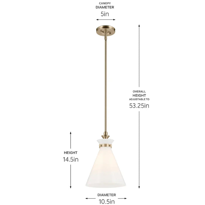 Kichler 52774 Laria 1-lt 11" Pendant