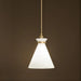 Kichler 52774 Laria 1-lt 11" Pendant - Champagne Bronze White Glass