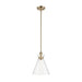 Kichler 52774 Laria 1-lt 11" Pendant - Champagne Bronze Clear Glass