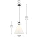 Kichler 52775 Laria 1-lt 16" Pendant