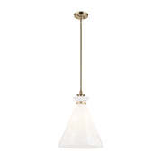 Kichler 52775 Laria 1-lt 16" Pendant - Champagne Bronze White Glass
