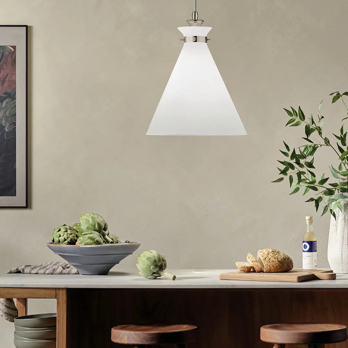 Kichler 52775 Laria 1-lt 16" Pendant - Polished Nickel