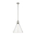 Kichler 52775 Laria 1-lt 16" Pendant - Polished Nickel Clear Glass