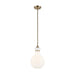 Kichler 52776 Laria 1-lt 10" Pendant - Champagne Bronze White Glass