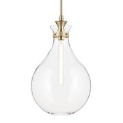 Kichler 52777 Laria 1-lt 14" Pendant - Champagne Bronze Clear Glass