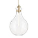 Kichler 52777 Laria 1-lt 14" Pendant - Champagne Bronze Clear Glass