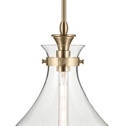 Kichler 52777 Laria 1-lt 14" Pendant - Champagne Bronze Clear Glass