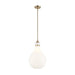 Kichler 52777 Laria 1-lt 14" Pendant - Champagne Bronze White Glass