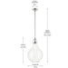 Kichler 52777 Laria 1-lt 14" Pendant