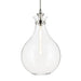 Kichler 52777 Laria 1-lt 14" Pendant - Polished Nickel Clear Glass