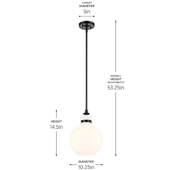 Kichler 52778 Laria 1-lt 10" Pendant