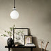 Kichler 52778 Laria 1-lt 10" Pendant - Black White Glass