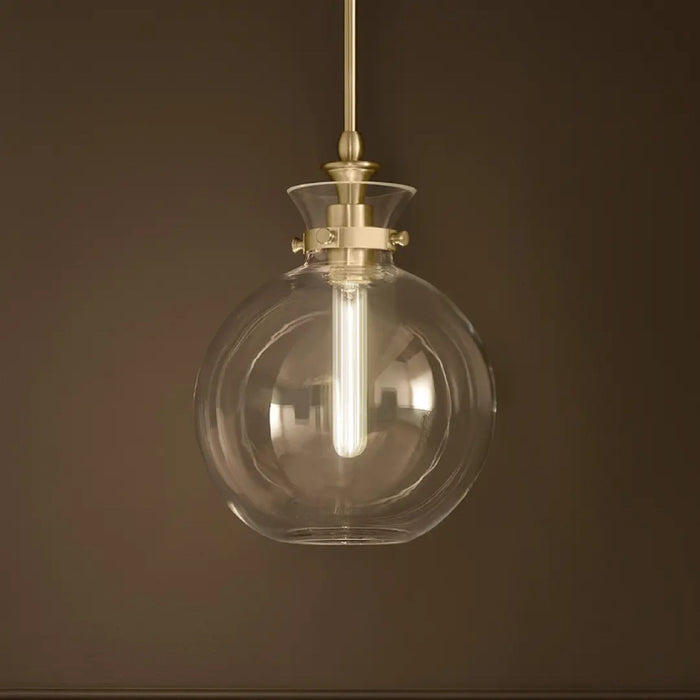 Kichler 52778 Laria 1-lt 10" Pendant - Champagne Bronze Clear Glass