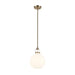 Kichler 52778 Laria 1-lt 10" Pendant - Champagne Bronze White Glass