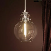Kichler 52778 Laria 1-lt 10" Pendant - Polished Nickel Clear Glass