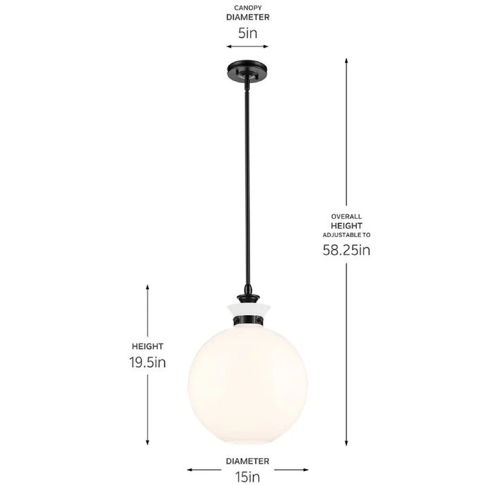 Kichler 52779 Laria 1-lt 15" Pendant