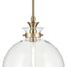 Kichler 52779 Laria 1-lt 15" Pendant - Champagne Bronze Clear Round Glass