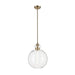 Kichler 52779 Laria 1-lt 15" Pendant - Champagne Bronze - Clear Round Glass