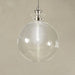 Kichler 52779 Laria 1-lt 15" Pendant - Polished Nickel Clear Round Glass