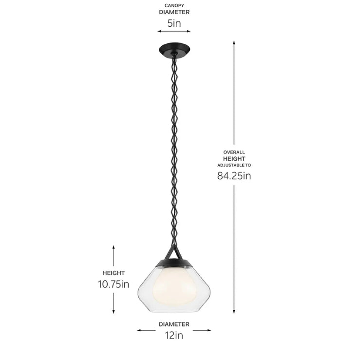 Kichler 52782 Nella 1-lt 12" Pendant