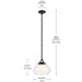 Kichler 52782 Nella 1-lt 12" Pendant