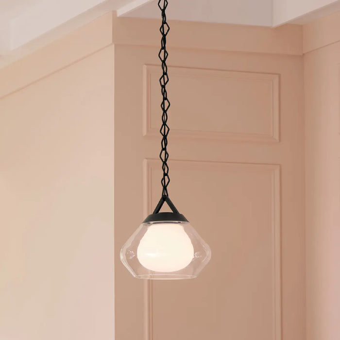 Kichler 52782 Nella 1-lt 12" Pendant - Black