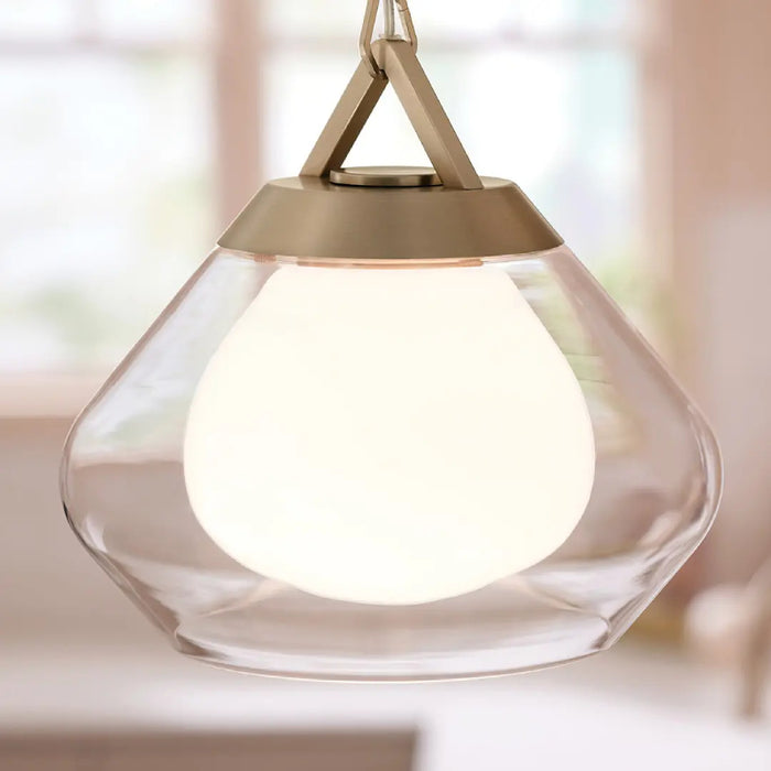Kichler 52782 Nella 1-lt 12" Pendant - Champagne Bronze