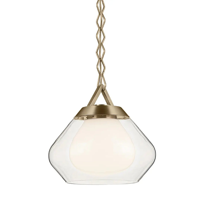 Kichler 52782 Nella 1-lt 12" Pendant - Champagne Bronze