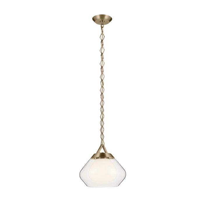 Kichler 52782 Nella 1-lt 12" Pendant - Champagne Bronze - Champagne Bronze