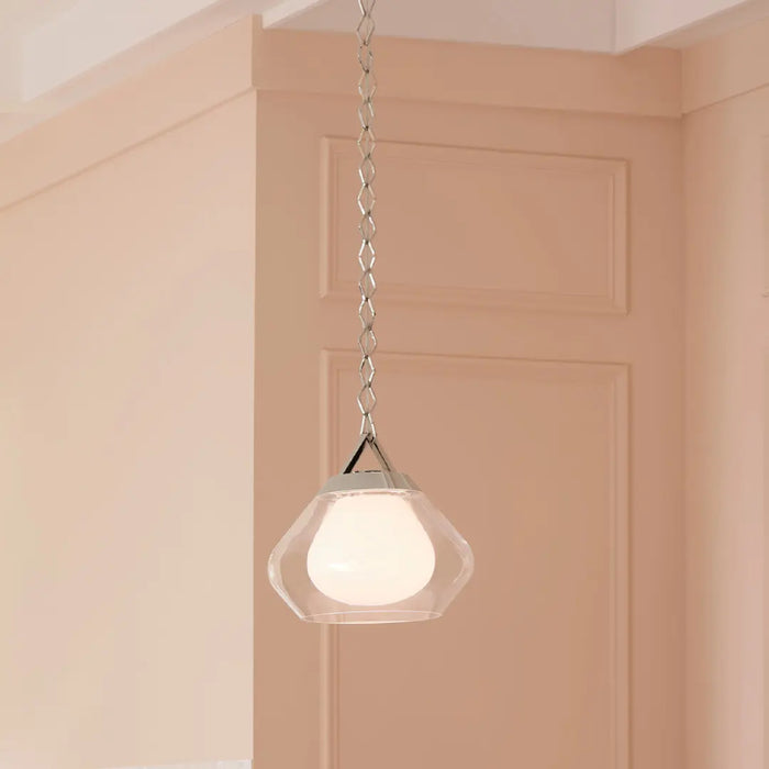 Kichler 52782 Nella 1-lt 12" Pendant - Polished Nickel