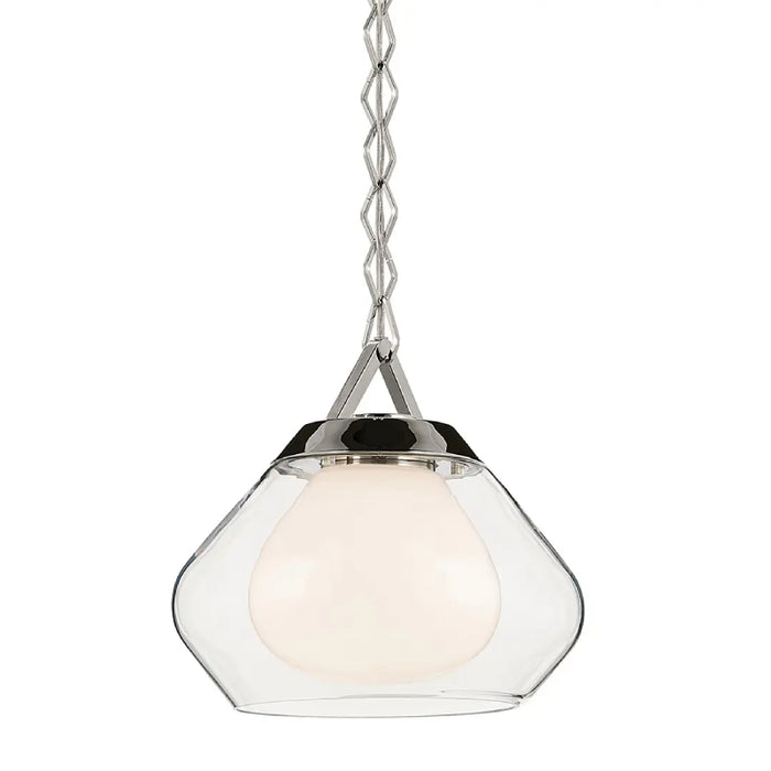 Kichler 52782 Nella 1-lt 12" Pendant - Polished Nickel