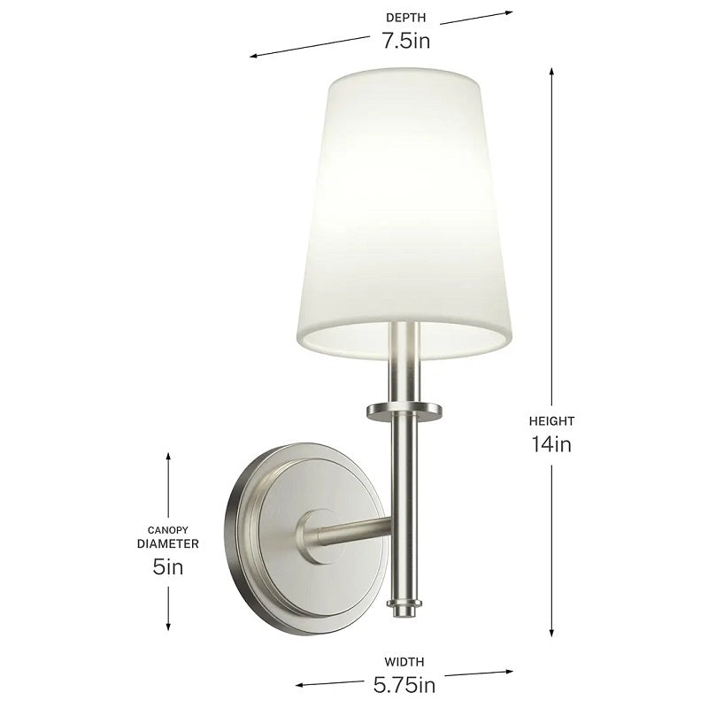 Kichler 52808 Kleine 1-lt 14" Tall Wall Sconce