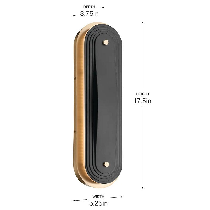 Kichler 52810 Tauri 1-lt 18" Tall LED Wall Sconce